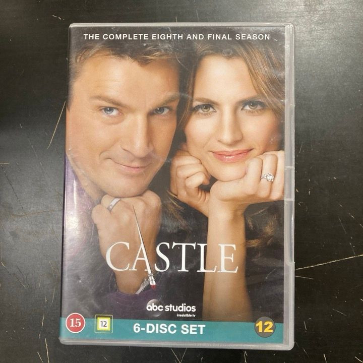 Castle - Kausi 8 6DVD (VG/VG+) -tv-sarja-